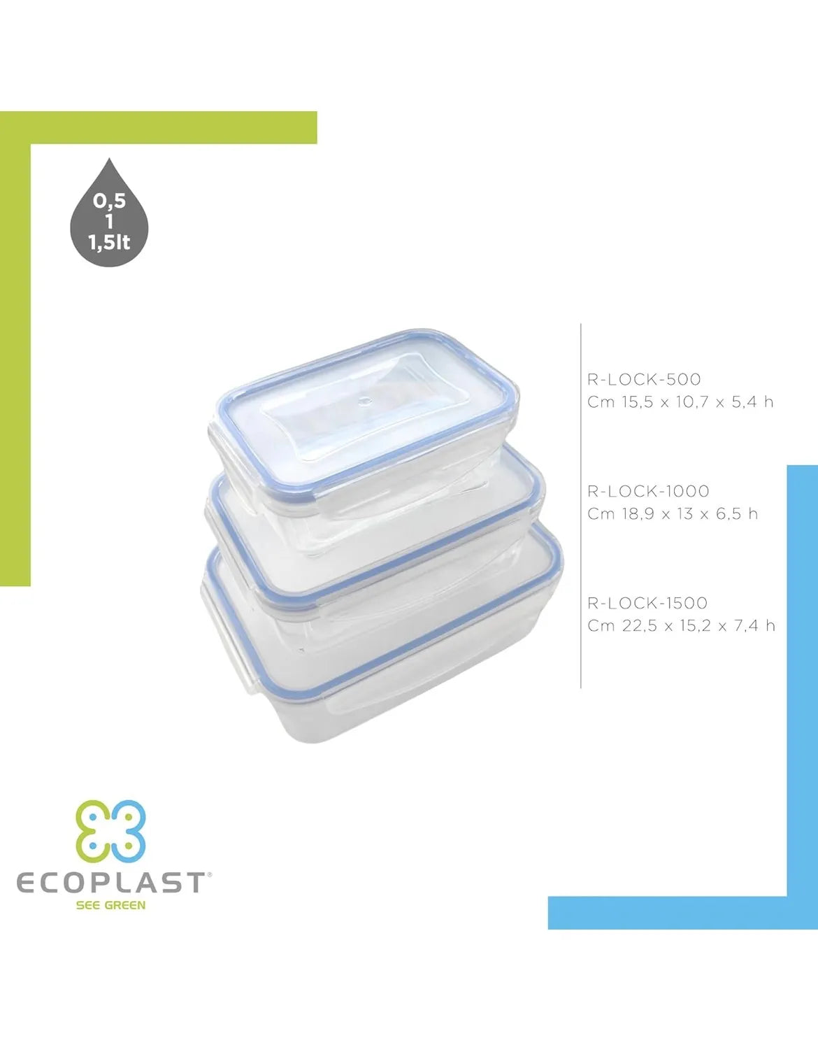 Kit de plástico con tapa