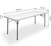 Mesa plegable portátil 180cm - Kg kitgarden