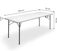 Mesa plegable portátil 180cm - Kg kitgarden