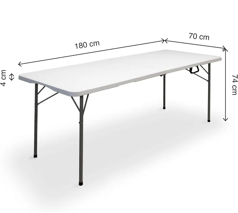 Mesa plegable portátil 180cm - Kg kitgarden
