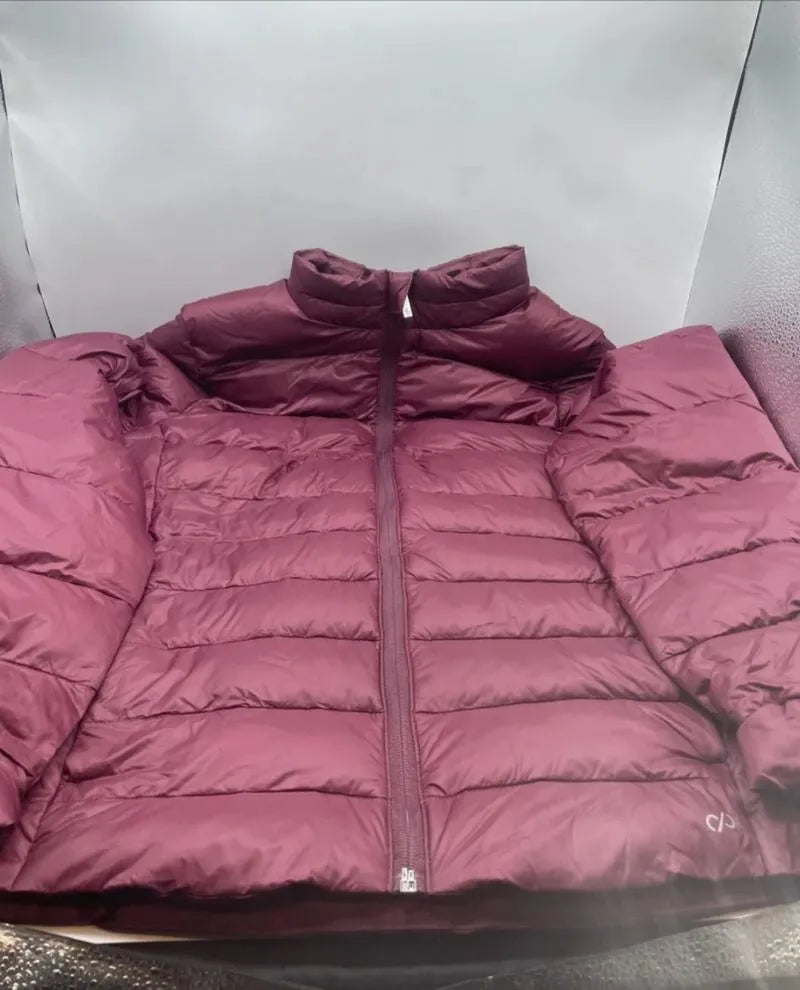 Chaqueta acolchada impermeable para mujer talla L