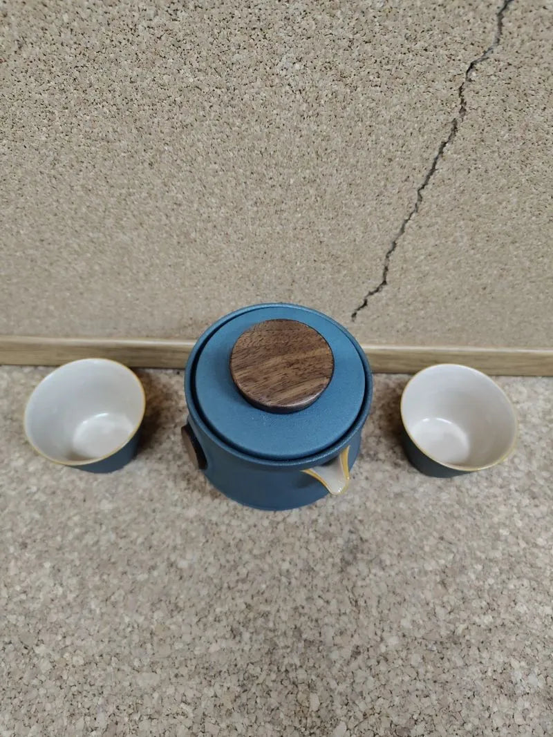 Juego de Té Portátil de Viaje con Estuche