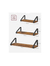 Estantes de pared, estantes flotantes, juego de 3