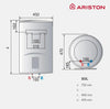 Termo eléctrico de 80 litros - Ariston