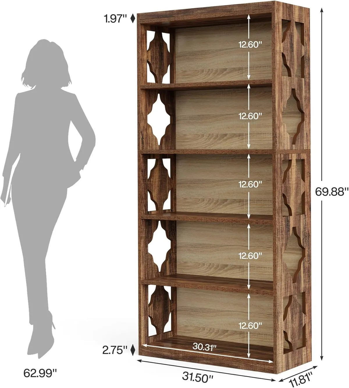 Estantería de madera