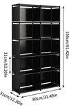 Estanterías de Cubos Negro JIUYOTREE