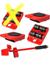 Juego de 4 Piezas Transportador de Muebles