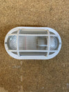 ovalado plástico blanco 60W, luz LED bajo consumo