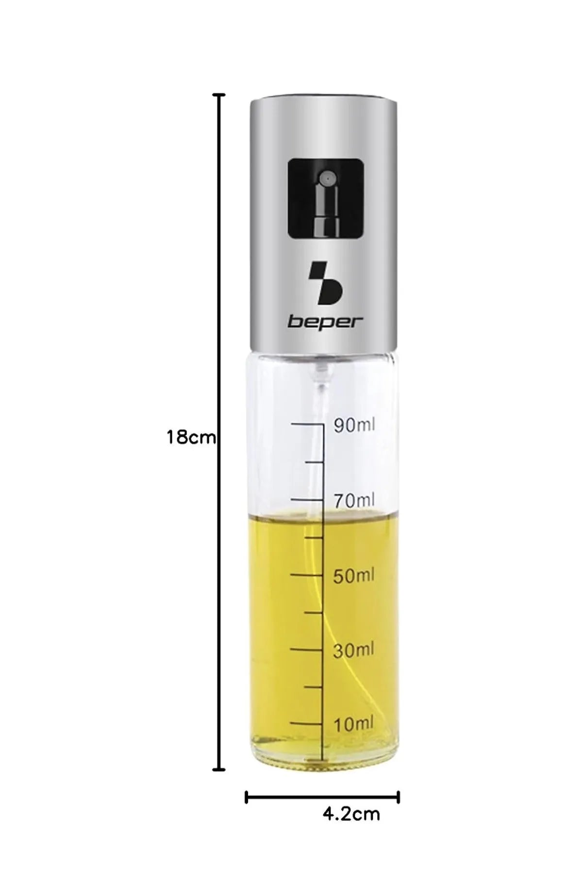 Pulverizador de aceite con recipiente de vidrio BEPER