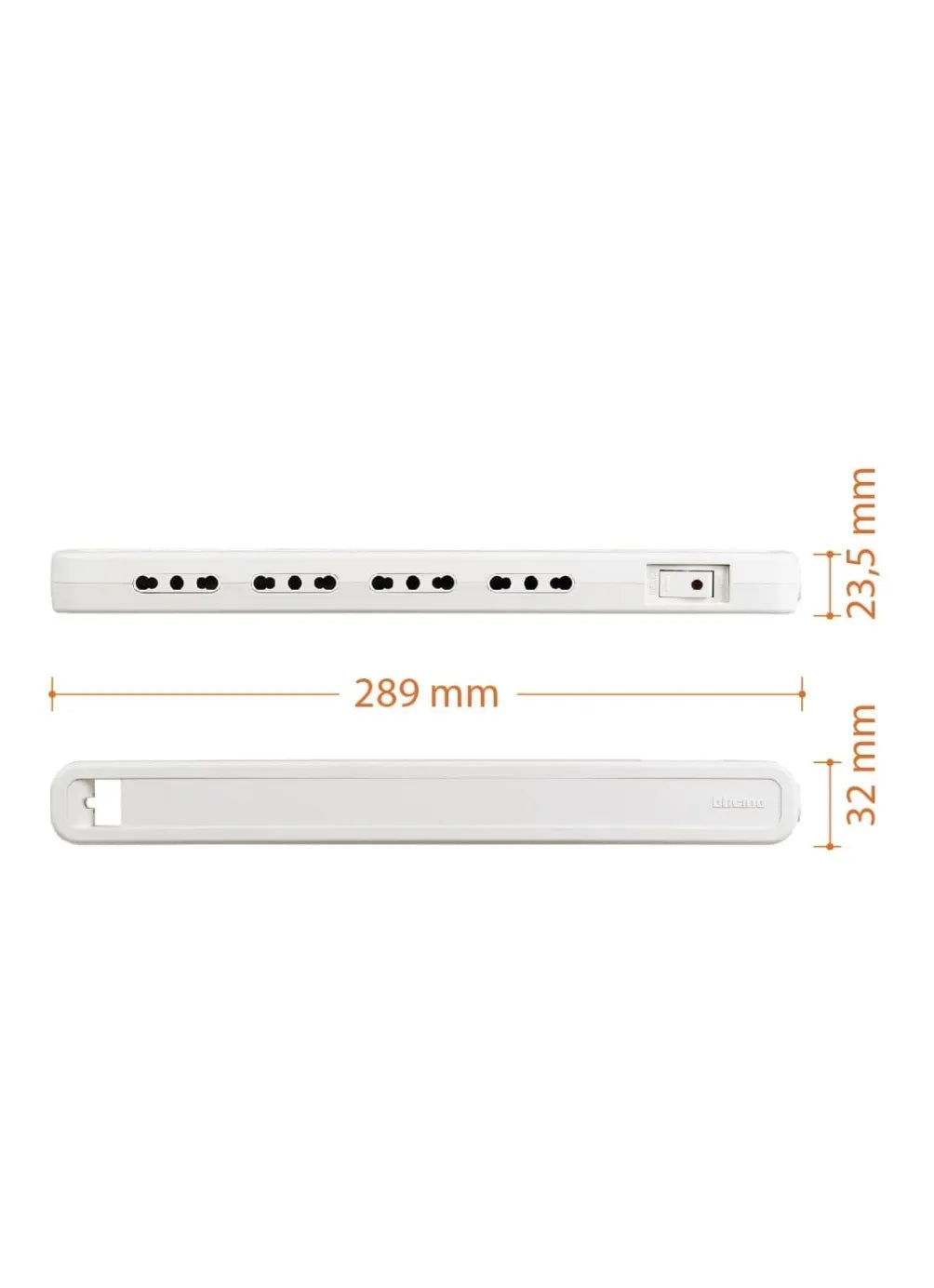 Regleta con Interruptor de Seguridad BTicino