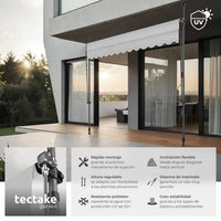 Toldo plegable para balcón - Tectake