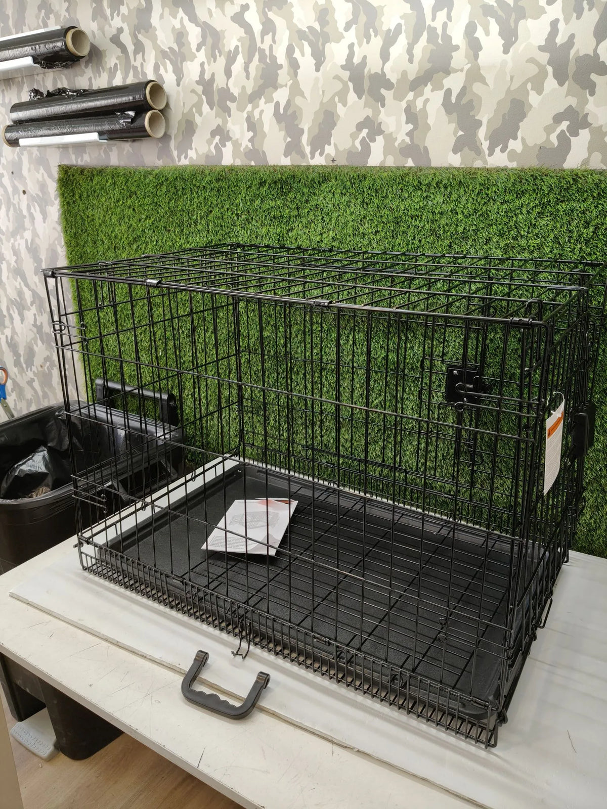 Jaula para Perro de Alambre metálico -  AMAZON BASICS