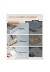 Caja de Arena de Acero Inoxidable para Gatos