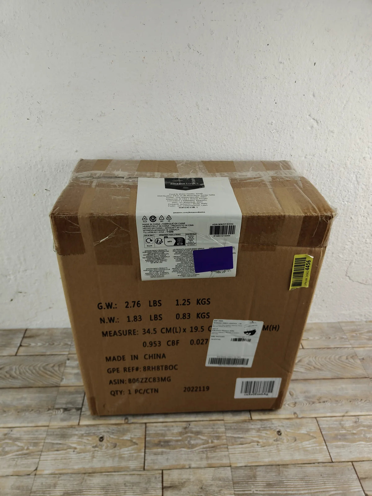 Bebedero y comedero para perros - AmazonBasics