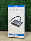 Adaptador USB C a HDMI VGA