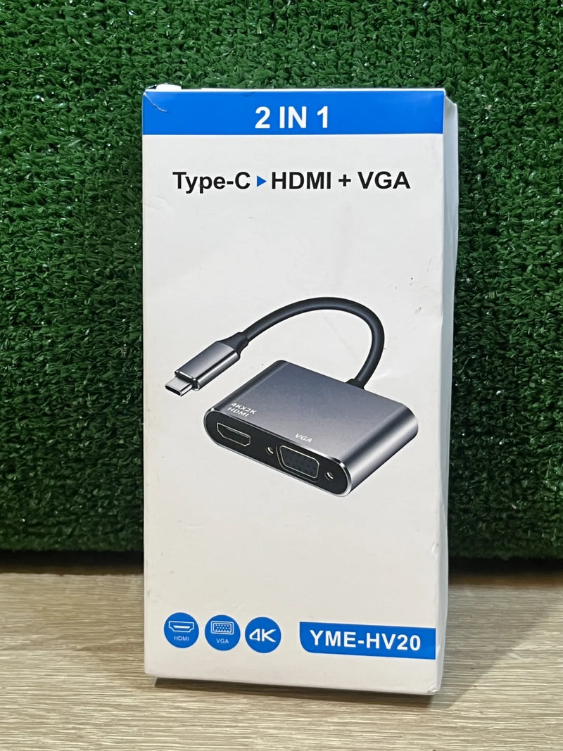Adaptador USB C a HDMI VGA