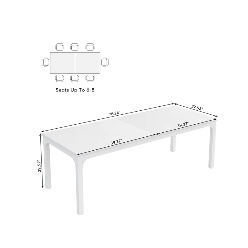Mesa de comedor blanco