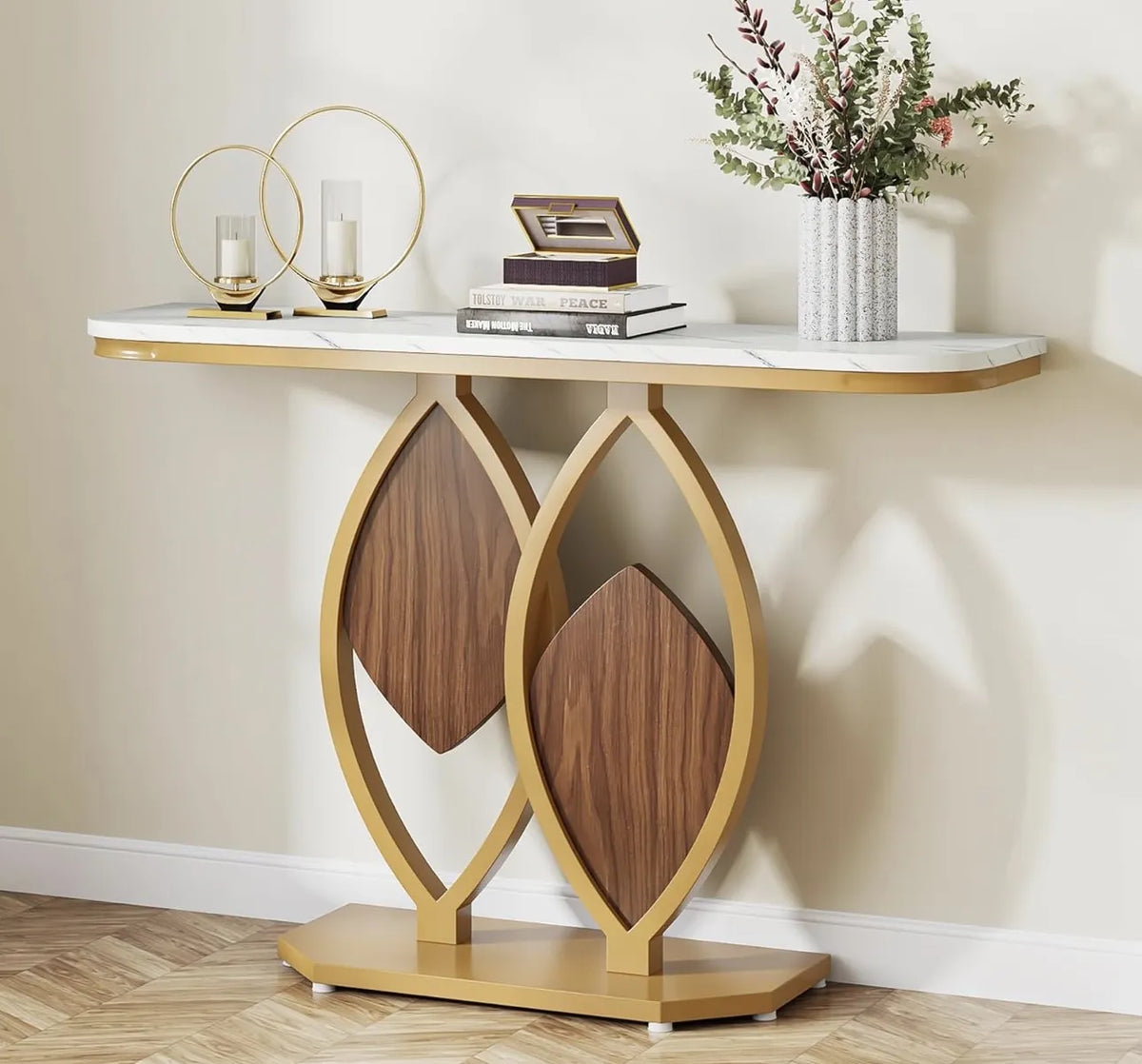 Mesa de consola oro