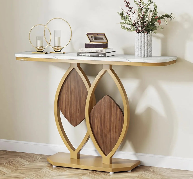 Mesa de consola oro