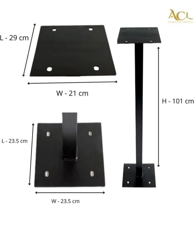 Soporte de montaje en pilar para buzones - ACL