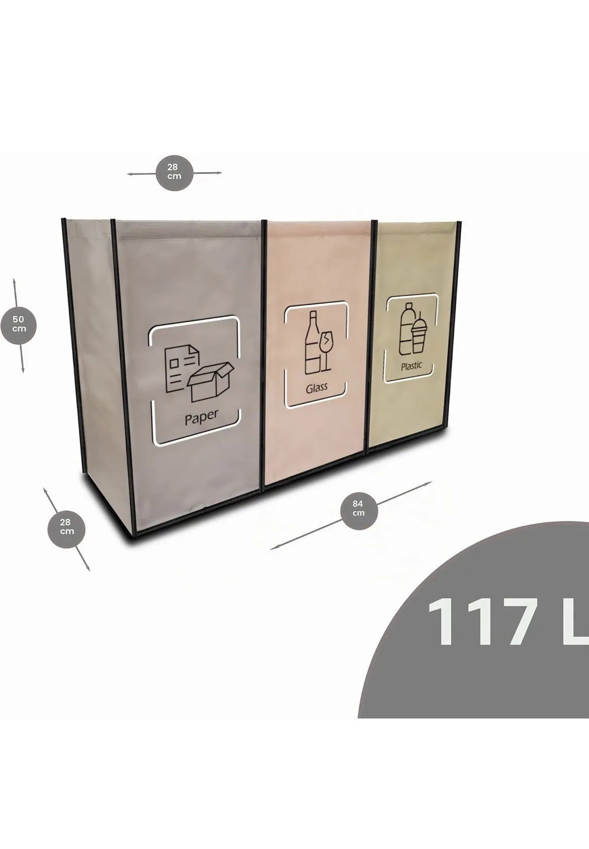 Cubos Basura Reciclaje Cocina NYIKA