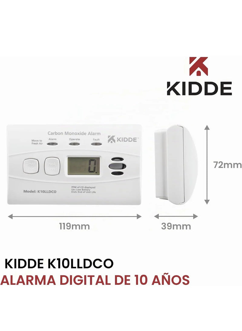 Alarma de monóxido de Carbono Kidde