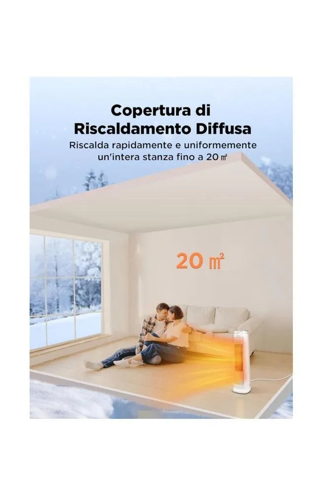 Calentador eléctrico de bajo consumo con ventilado