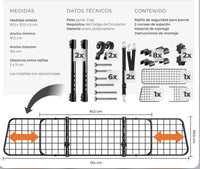 Barrera protectora de coche