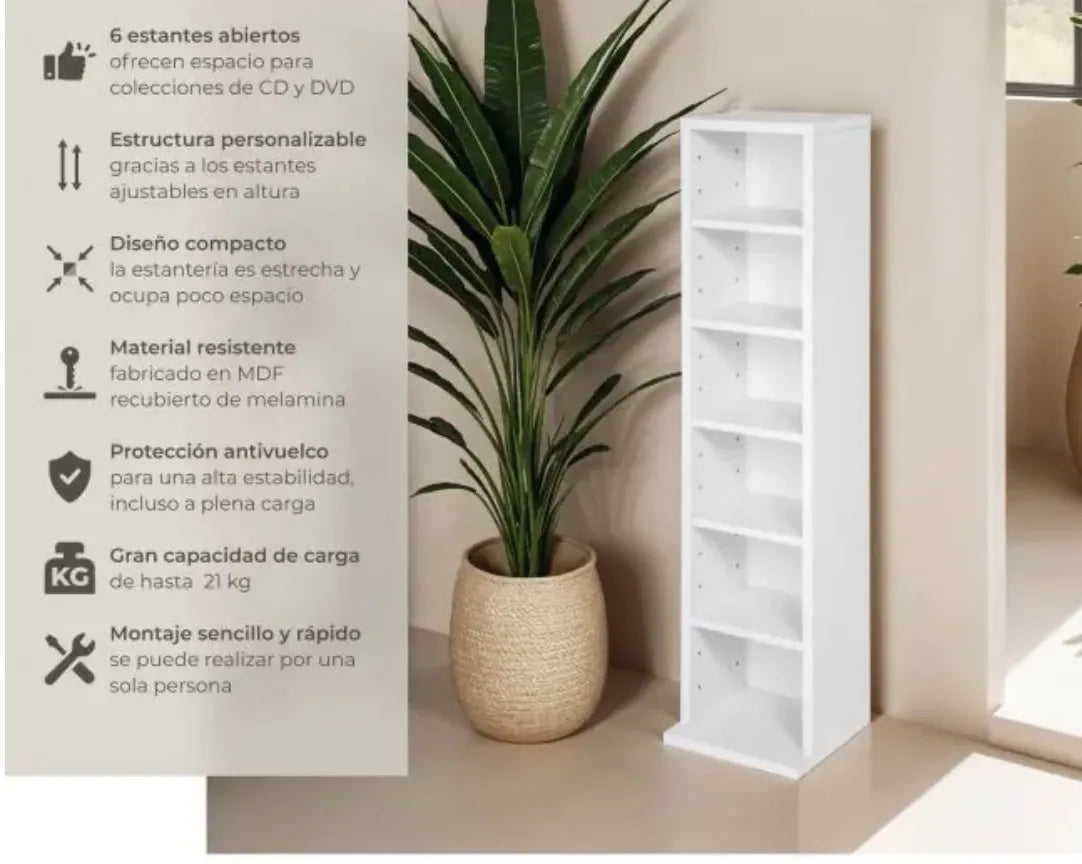 Estantería para CDs