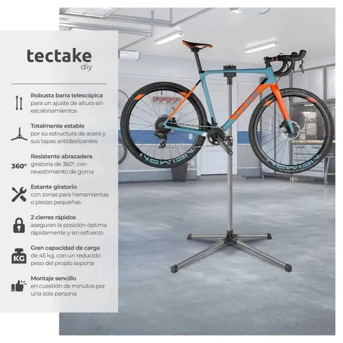 Soporte para reparación de bicicletas