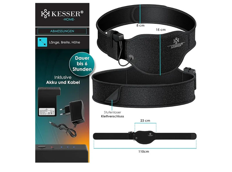 Cinturón térmico con batería - Kesser