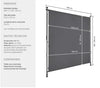 Toldo de pinza alto