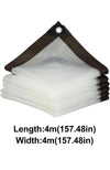 Lona Impermeable Transparente De 4m x 4m con Ojales