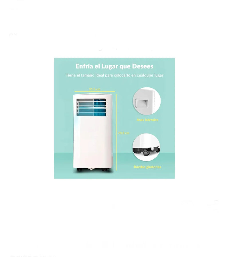 Pingüino Aire Acondicionado Portátil 8000 BTU / 2000 Frigorías