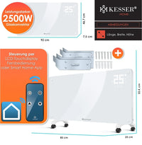 Calefactor convector de vidrio - KESSER