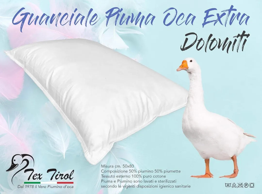 Almohada de plumas de ganso - Tex Tirol