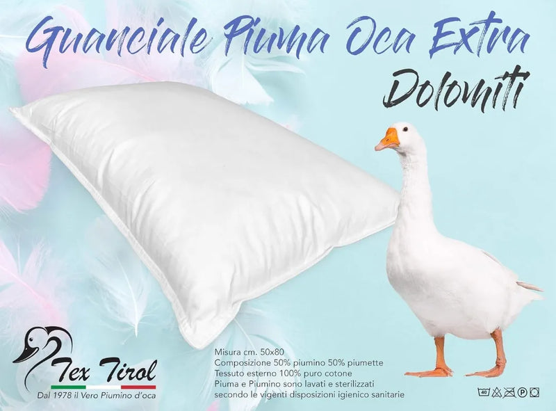 Almohada de plumas de ganso - Tex Tirol