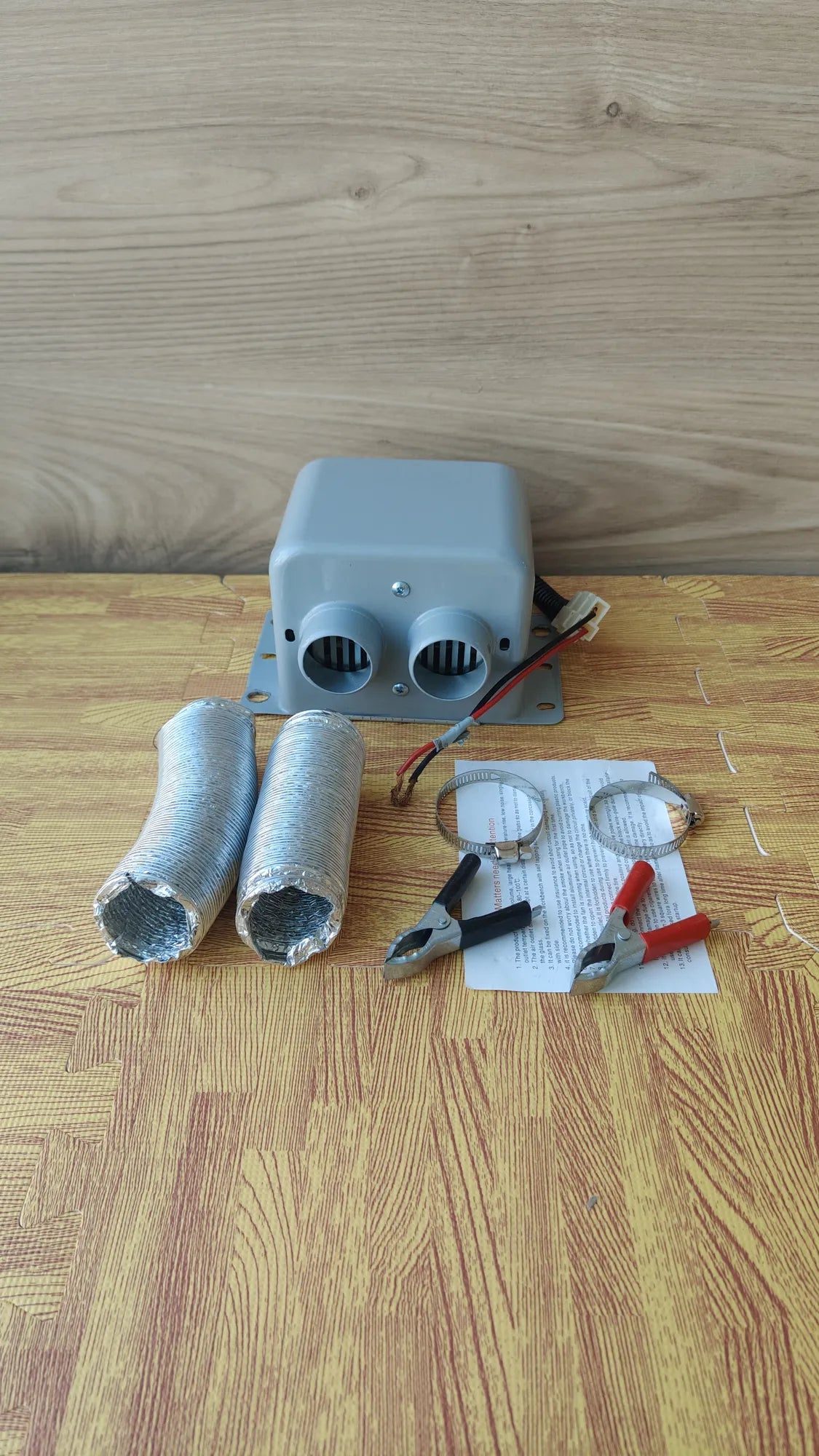 Kit calefactor para coche, 12V 600W