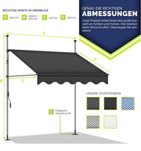 Toldo Manual portátil - tillvex
