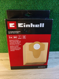 Pack de 4 bolsas para aspiradoras QEinhell