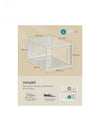 Cajas para Zapatos Transparentes, 12 Cajas