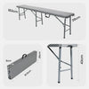 Juego 2 bancos plegable para mesa - Tillvex