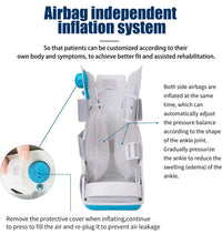 Bota medica inflable para caminar