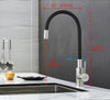 Grifo de cocina caño flexible ibergrif gris