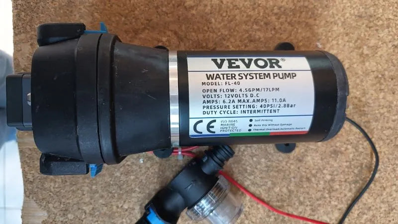 Bomba de diafragma de 12V