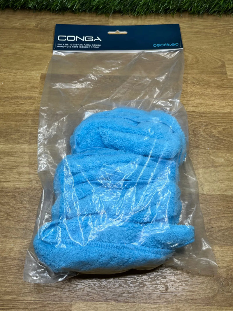 Pack de 10 Mopas para Robot Aspiradores Limpiacristales Cecotec
