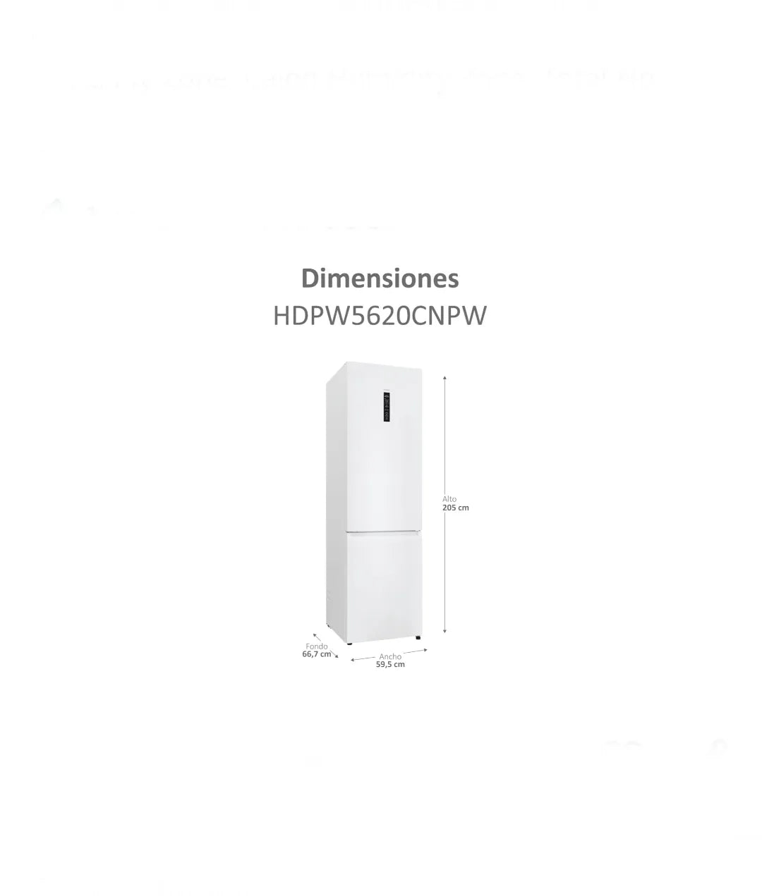 Frigorífico Combi, WIFI, Funciones Inteligentes Haier