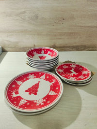 Juego de platos navideño - H&h