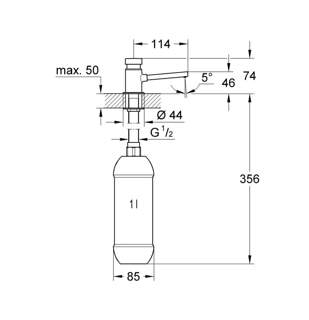 Dispensador de jabón Grohe