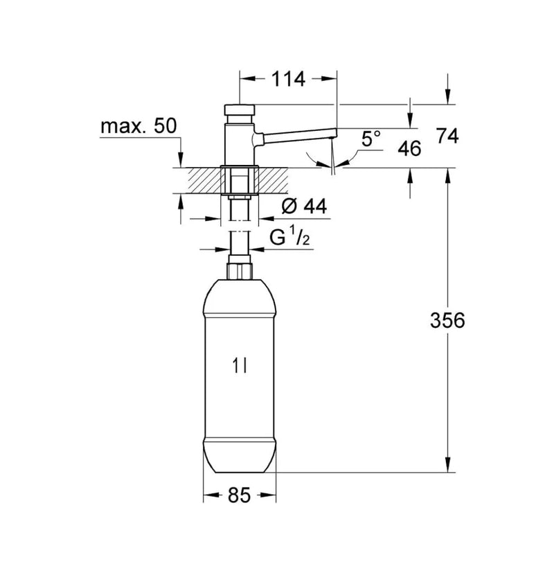 Dispensador de jabón Grohe